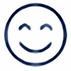 cara sonriente